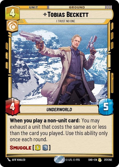 Tobias Beckett - I Trust No One, Shadows of the Galaxy 217/262