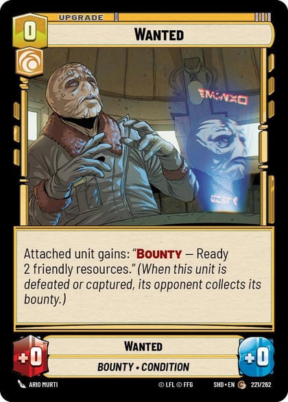 Wanted, Shadows of the Galaxy 221/262