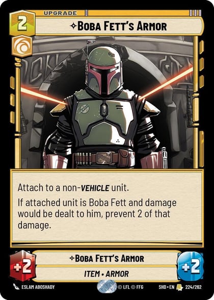 Boba Fett's Armor, Shadows of the Galaxy 224/262