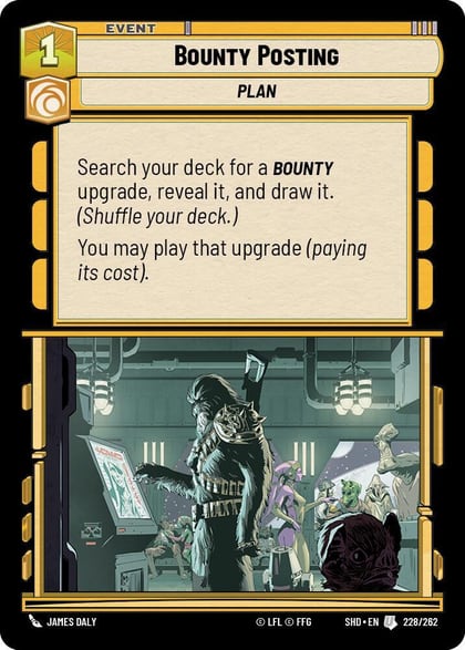 Bounty Posting, Shadows of the Galaxy 228/262