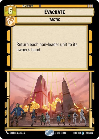 Evacuate, Shadows of the Galaxy 233/262