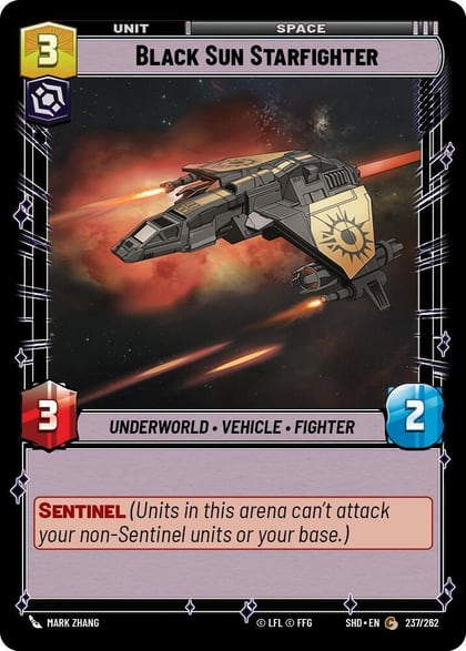 Black Sun Starfighter, Shadows of the Galaxy 237/262