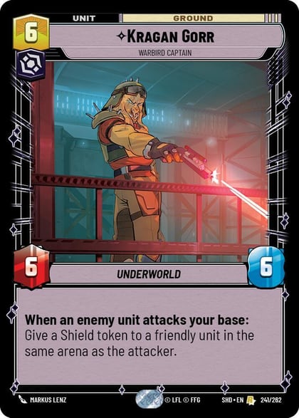 Kragan Gorr - Warbird Captain, Shadows of the Galaxy 241/262
