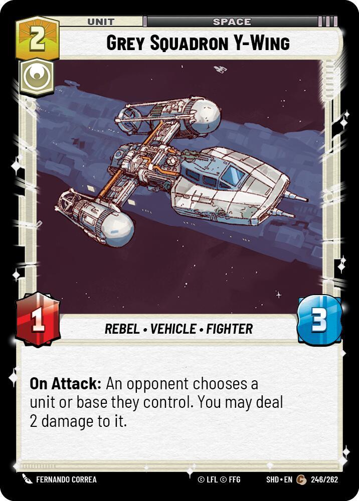 Grey Squadron Y-Wing, Shadows of the Galaxy 246/262
