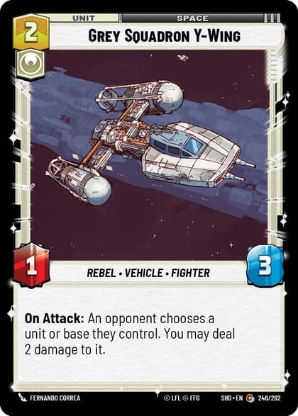 Grey Squadron Y-Wing, Shadows of the Galaxy 246/262