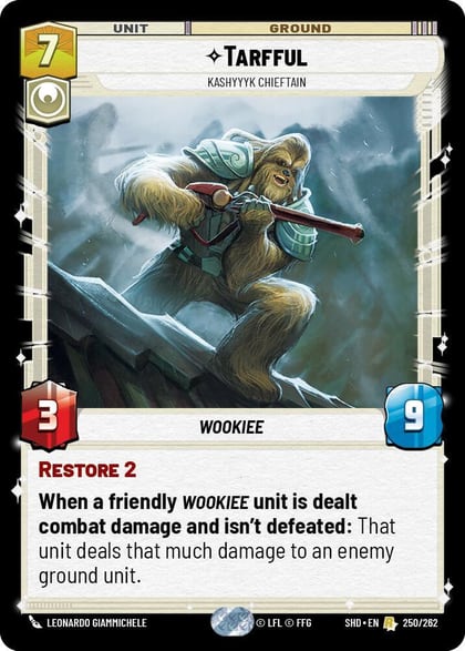 Tarfful - Kashyyyk Chieftain, Shadows of the Galaxy 250/262