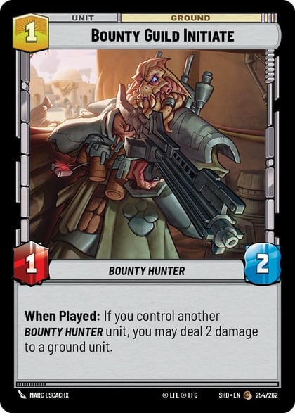 Bounty Guild Initiate, Shadows of the Galaxy 254/262