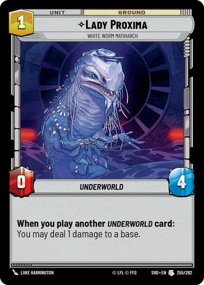 Lady Proxima - White Worm Matriarch, Shadows of the Galaxy 255/262