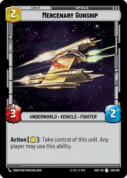 Mercenary Gunship, Shadows of the Galaxy 256/262
