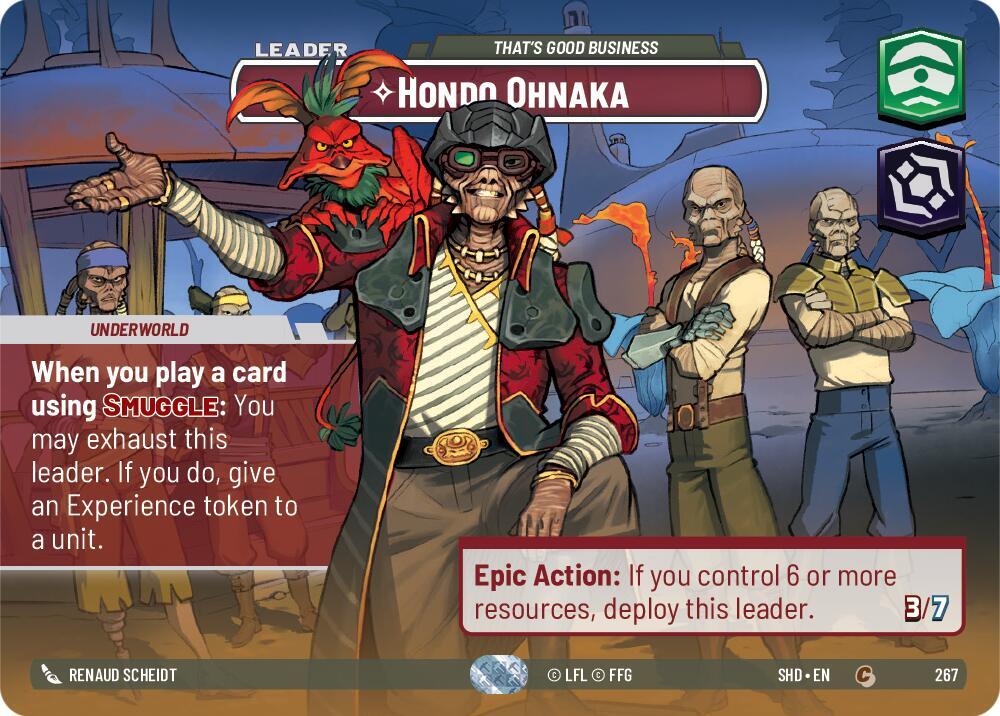 Hondo Ohnaka - That's Good Business (Showcase), Shadows of the Galaxy 267