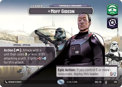 Moff Gideon - Formidable Commander (Showcase), Shadows of the Galaxy 269