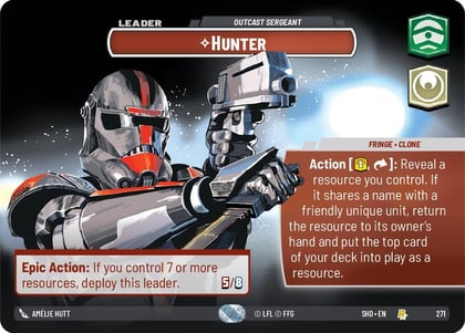 Hunter - Outcast Sergeant (Showcase), Shadows of the Galaxy 271