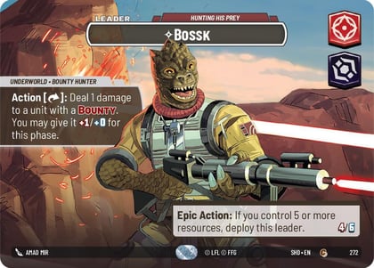 Bossk - Hunting His Prey (Showcase), Shadows of the Galaxy 272