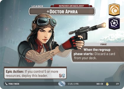 Doctor Aphra - Rapacious Archaeologist (Showcase), Shadows of the Galaxy 277