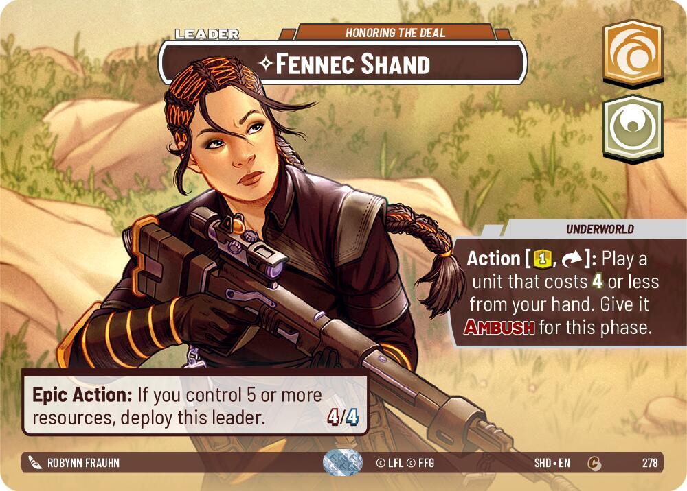 Fennec Shand - Honoring the Deal (Showcase), Shadows of the Galaxy 278