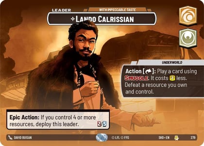 Lando Calrissian - With Impeccable Taste (Showcase), Shadows of the Galaxy 279
