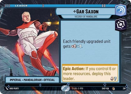 Gar Saxon - Viceroy of Mandalore (Hyperspace), Shadows of the Galaxy 281