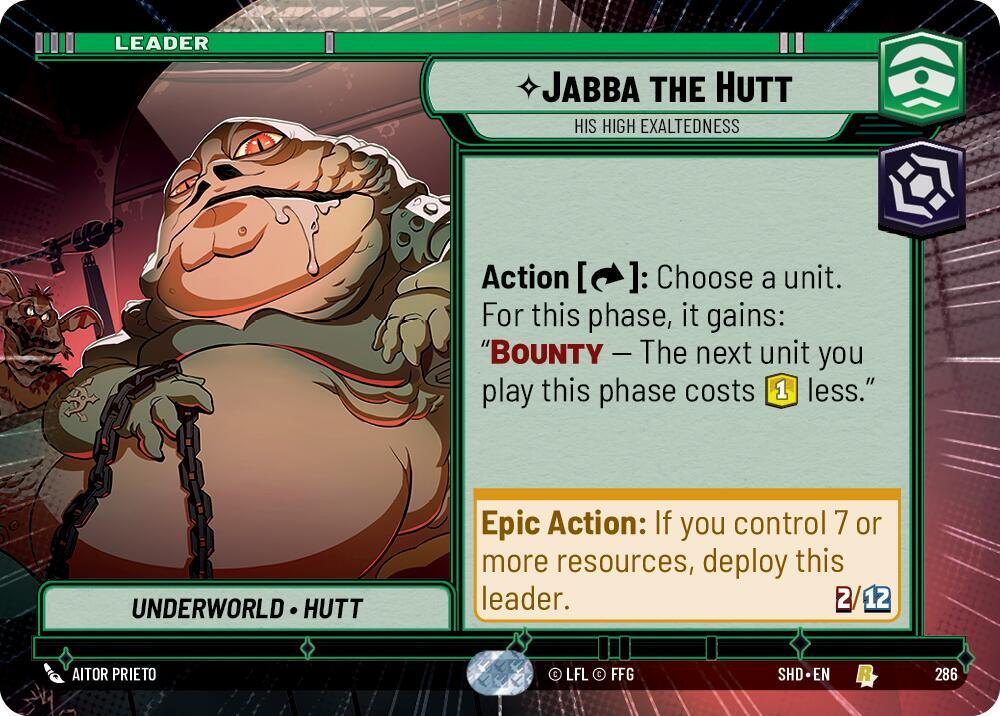 Jabba the Hutt - His High Exaltedness (Hyperspace), Shadows of the Galaxy 286