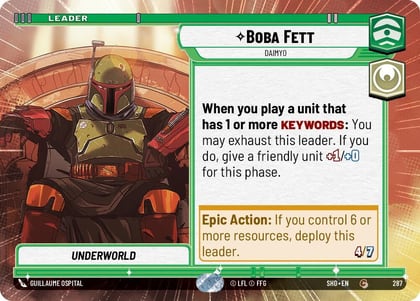 Boba Fett - Daimyo (Hyperspace), Shadows of the Galaxy 287