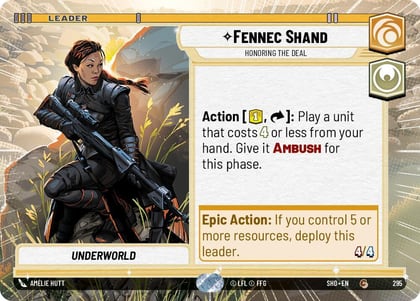 Fennec Shand - Honoring the Deal (Hyperspace), Shadows of the Galaxy 295