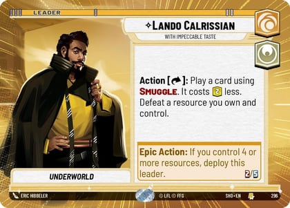 Lando Calrissian - With Impeccable Taste (Hyperspace), Shadows of the Galaxy 296