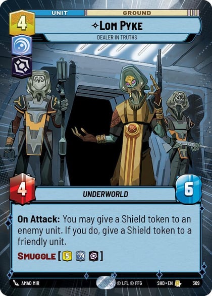 Lom Pyke - Dealer in Truths (Hyperspace), Shadows of the Galaxy 309