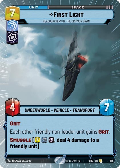 First Light - Headquarters of the Crimson Dawn (Hyperspace), Shadows of the Galaxy 313