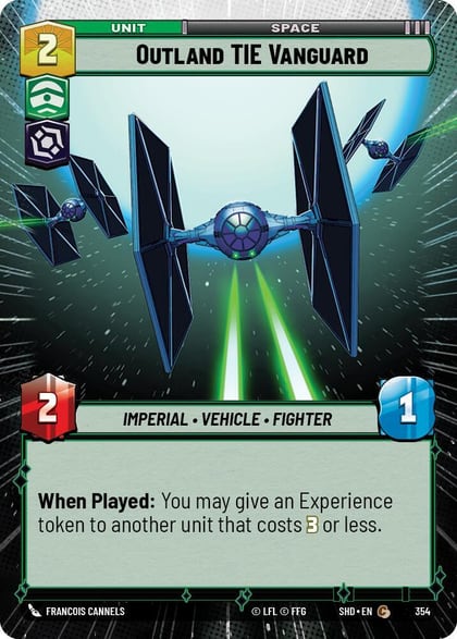 Outland TIE Vanguard (Hyperspace), Shadows of the Galaxy 354