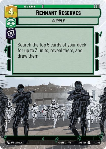 Remnant Reserves (Hyperspace), Shadows of the Galaxy 362