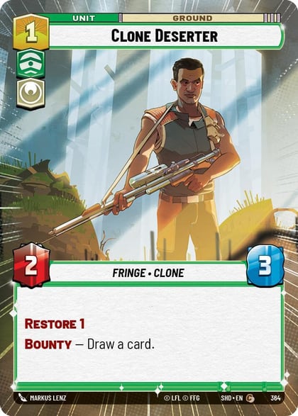 Clone Deserter (Hyperspace), Shadows of the Galaxy 364