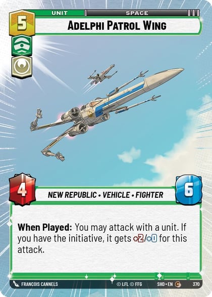 Adelphi Patrol Wing (Hyperspace), Shadows of the Galaxy 370