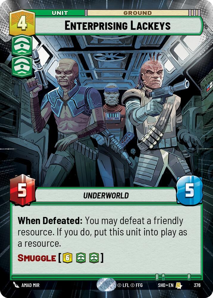 Enterprising Lackeys (Hyperspace), Shadows of the Galaxy 376