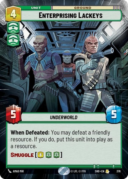 Enterprising Lackeys (Hyperspace), Shadows of the Galaxy 376