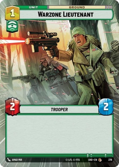 Warzone Lieutenant (Hyperspace), Shadows of the Galaxy 379