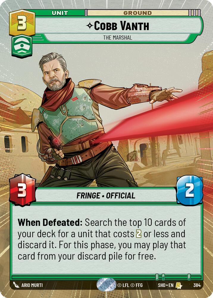 Cobb Vanth - The Marshal (Hyperspace), Shadows of the Galaxy 384