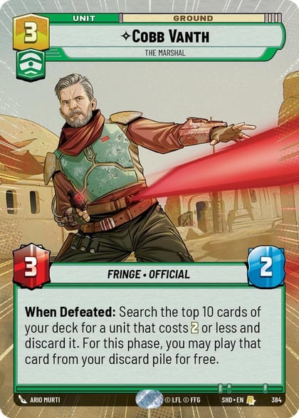 Cobb Vanth - The Marshal (Hyperspace), Shadows of the Galaxy 384
