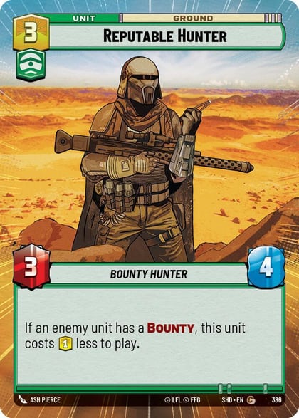 Reputable Hunter (Hyperspace), Shadows of the Galaxy 386