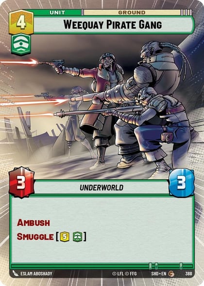 Weequay Pirate Gang (Hyperspace), Shadows of the Galaxy 388