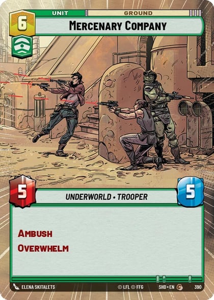 Mercenary Company (Hyperspace), Shadows of the Galaxy 390