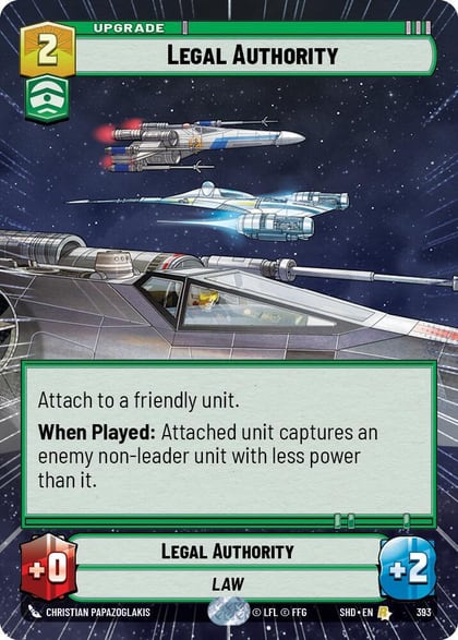 Legal Authority (Hyperspace), Shadows of the Galaxy 393