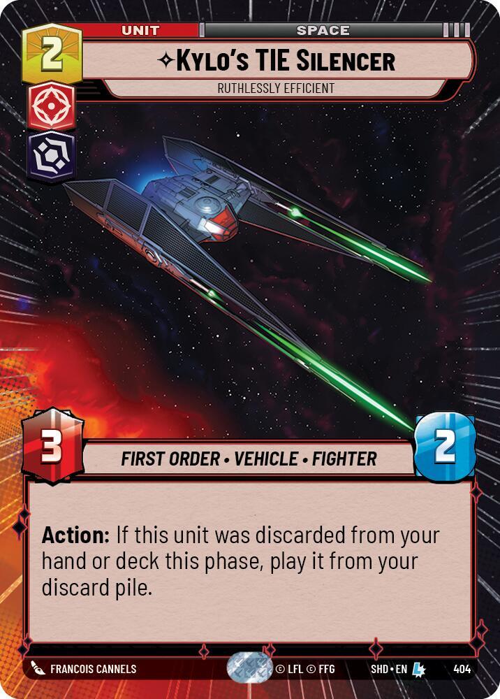 Kylo's TIE Silencer - Ruthlessly Efficient (Hyperspace), Shadows of the Galaxy 404