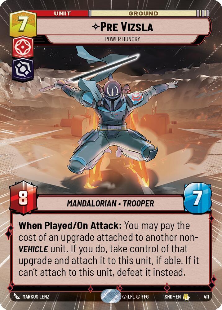 Pre Vizsla - Power Hungry (Hyperspace), Shadows of the Galaxy 411