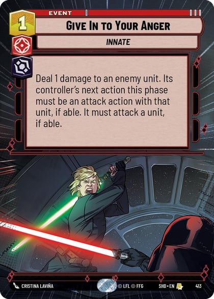 Give In to Your Anger (Hyperspace), Shadows of the Galaxy 413
