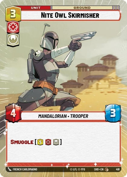 Nite Owl Skirmisher (Hyperspace), Shadows of the Galaxy 418
