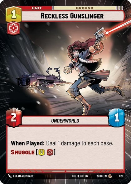 Reckless Gunslinger (Hyperspace), Shadows of the Galaxy 429