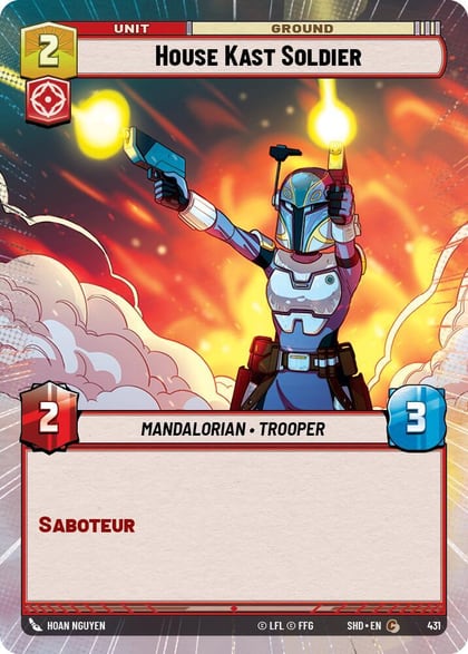 House Kast Soldier (Hyperspace), Shadows of the Galaxy 431
