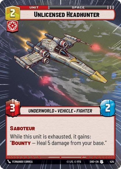 Unlicensed Headhunter (Hyperspace), Shadows of the Galaxy 434