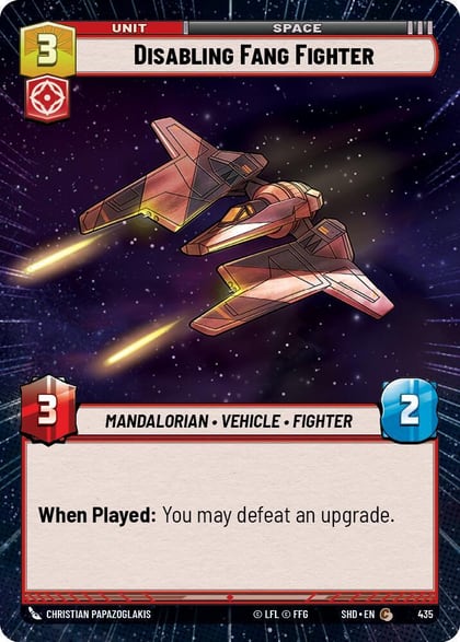Disabling Fang Fighter (Hyperspace), Shadows of the Galaxy 435