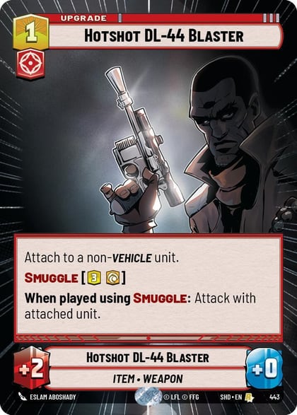 Hotshot DL-44 Blaster (Hyperspace), Shadows of the Galaxy 443