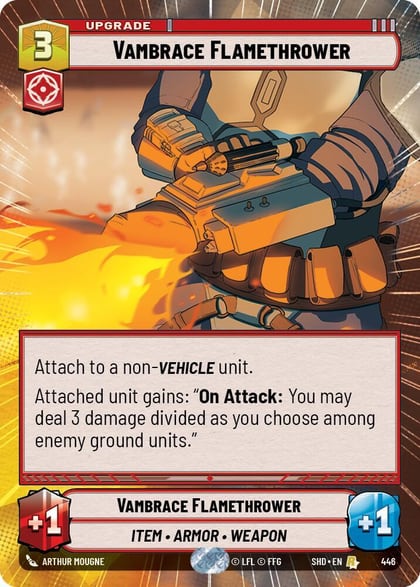 Vambrace Flamethrower (Hyperspace), Shadows of the Galaxy 446